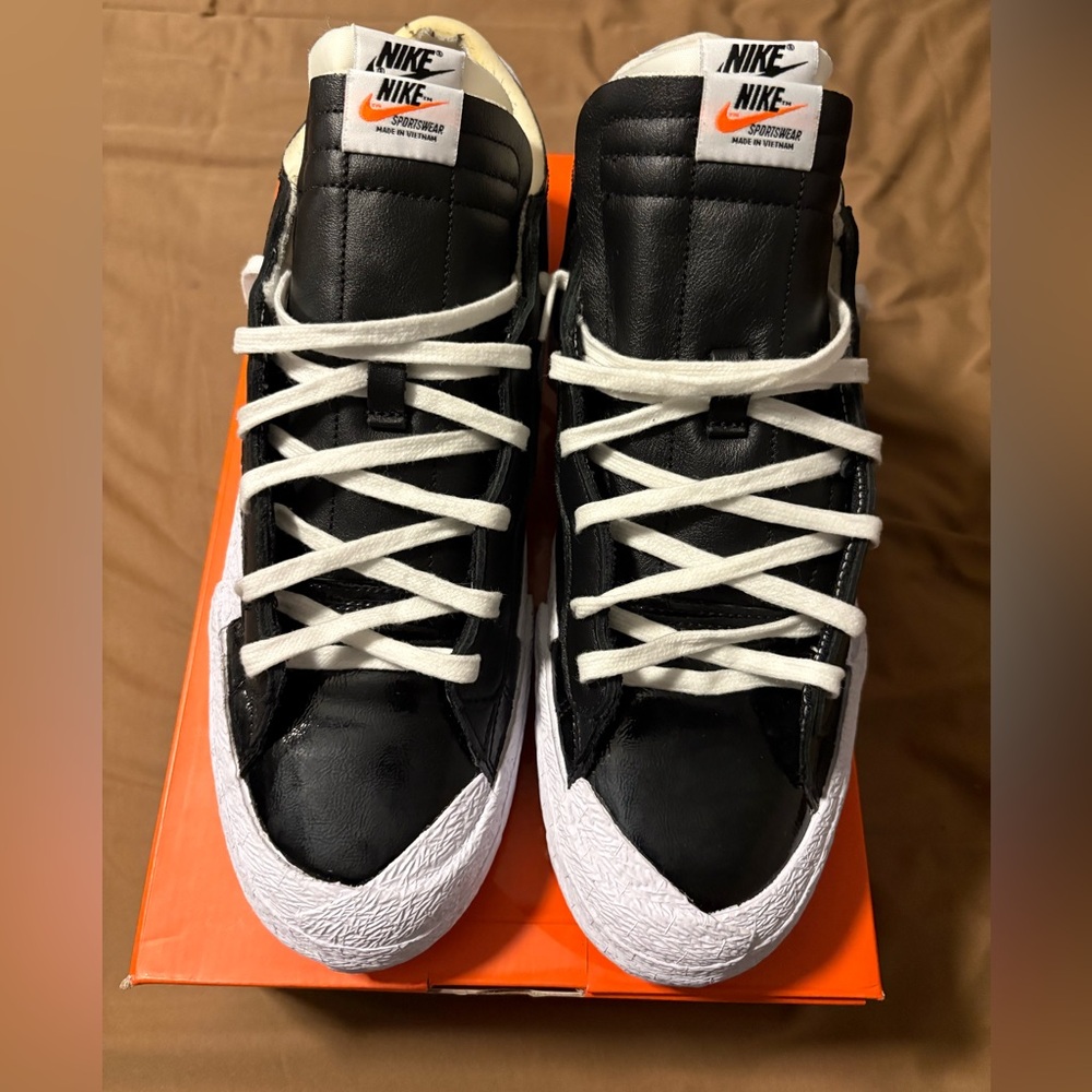 Nike Black and White High-Top Sneakers